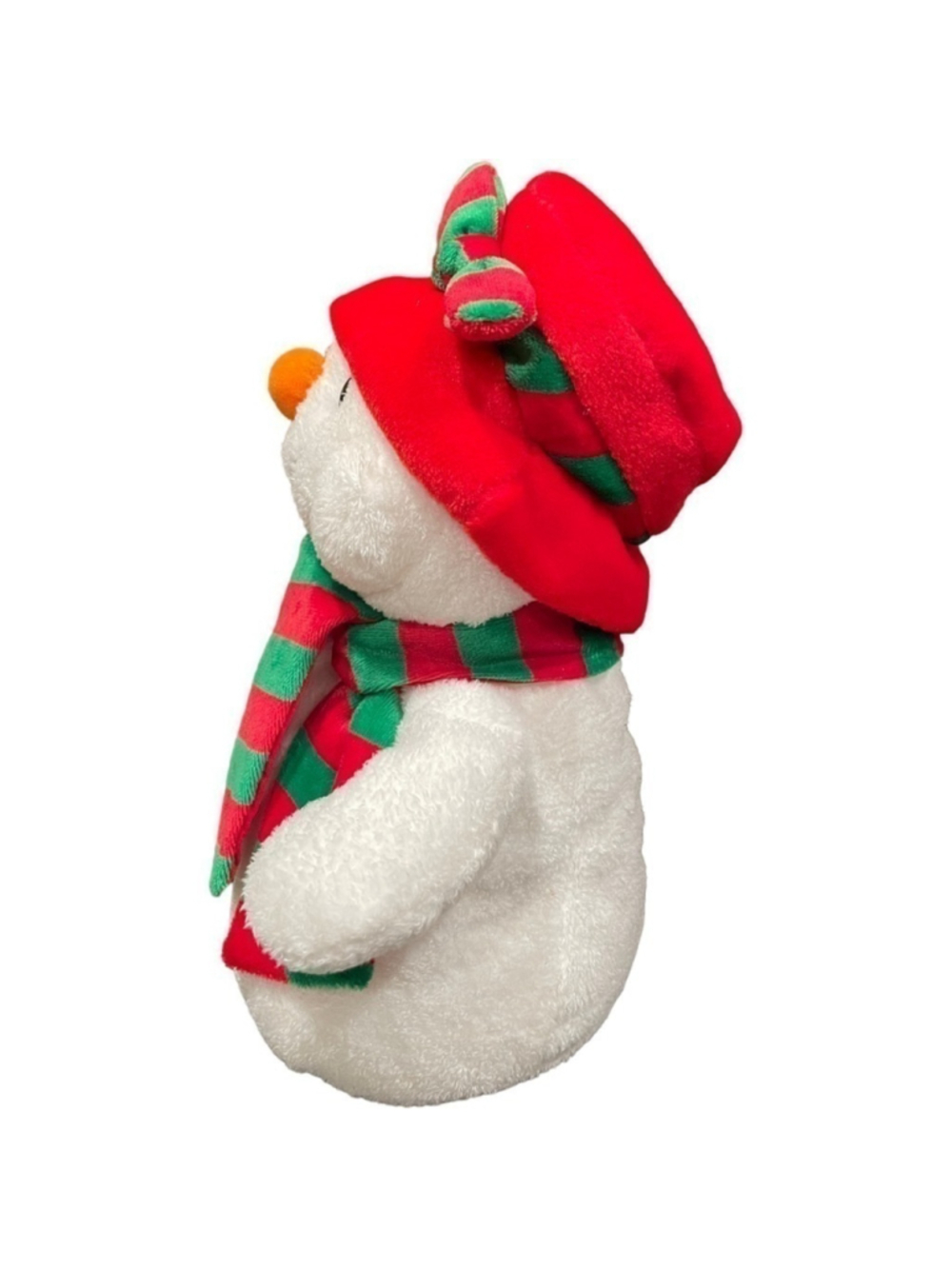 Ty Pluffies Ms Snow Snowman Plush Christmas Scarf White Soft Toy 2006 Retired - Picture 4 of 9